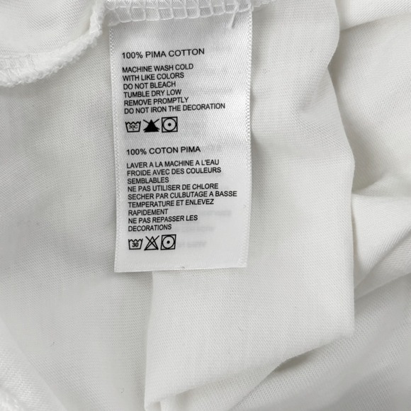 Tommy Bahamas Mens White Cotton Crewneck Short Sleeve T-Shirt Size 4XLB - Picture 4 of 8